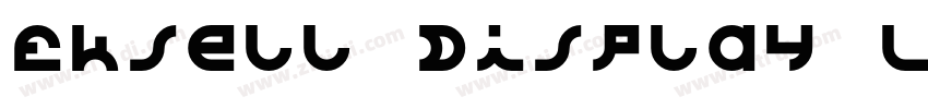 Eksell Display Large字体转换